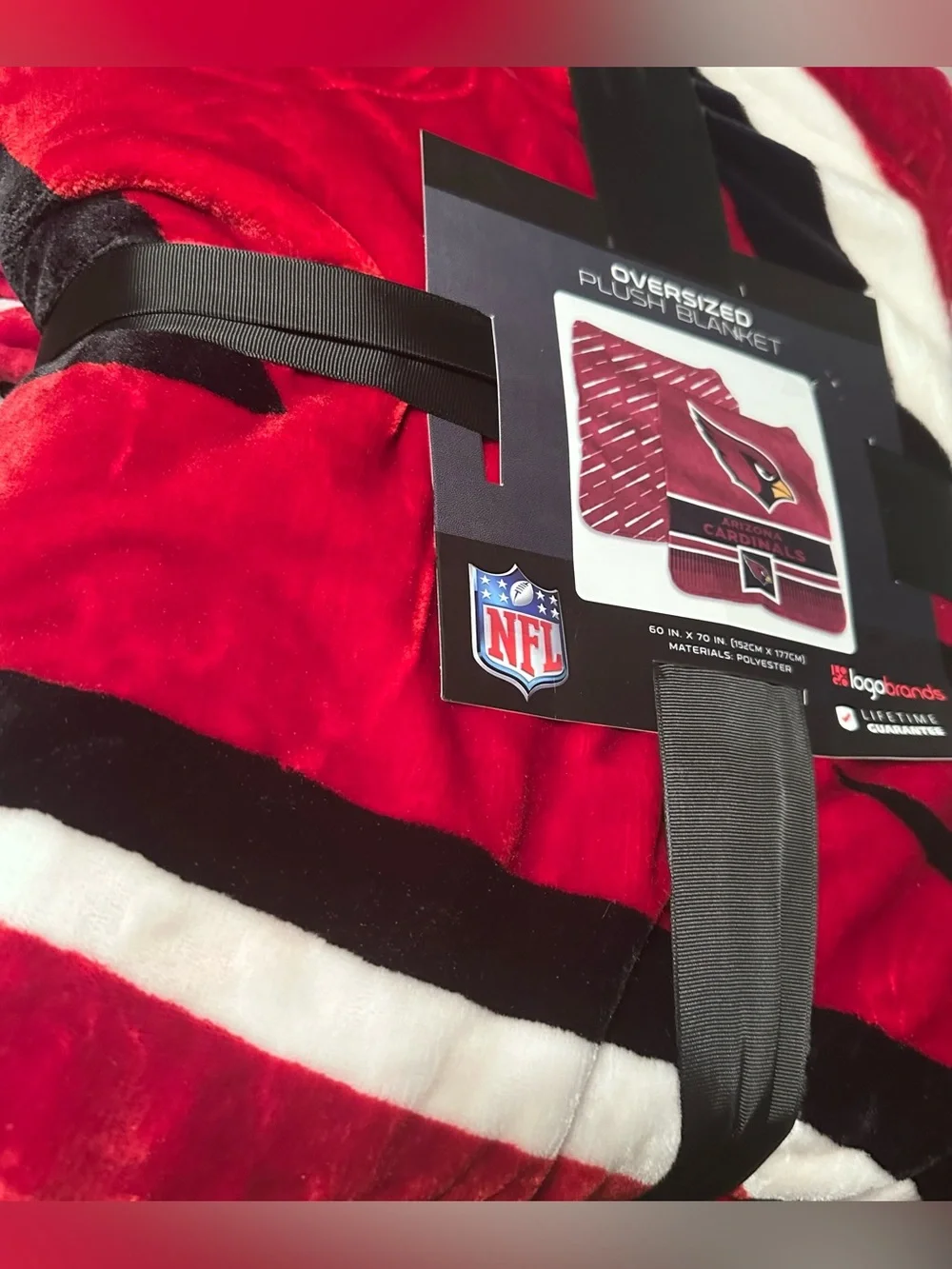 NFL Arizona Cardinals Oversized Plush Blanket - NEW!